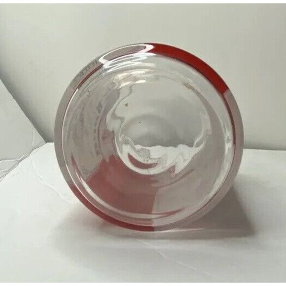 Vintage Anheuser Busch Budweiser Lager Beer Logo Glass Cup 5 inch Faded Appliqué - Picture 8 of 10